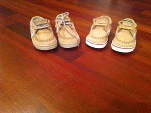 matching shoes for future cousins.